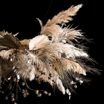 Hanging Bouquet Of Dry Reeds For Decoration 270