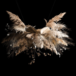 Hanging Bouquet Of Dry Reeds For Decoration 270