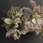Hanging decor of their dried pampas grass 232