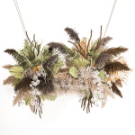 Hanging decor of their dried pampas grass 232