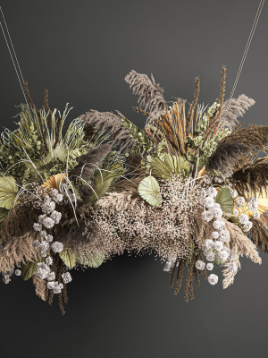 Hanging decor of their dried pampas grass 232