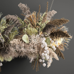 Hanging decor of their dried pampas grass 232