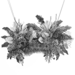 Hanging decor of their dried pampas grass 232