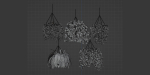 Hanging plants collection vol 142-Blender