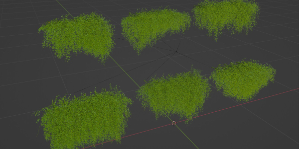 Hanging Wall Creeper Plants collection vol 225-Blender