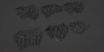 Hanging Wall Creeper Plants collection vol 225-Blender