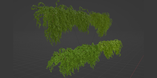Hanging wall plants collection vol 56-Blender