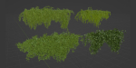 Hanging wall plants collection vol 72-Blender