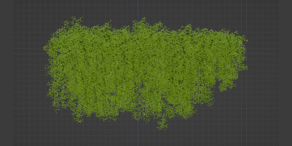 Hanging wall plants vol 171-Blender