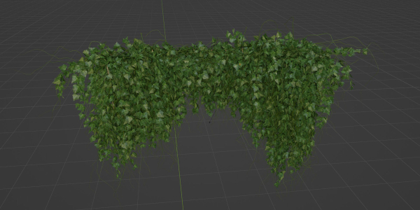 Hanging wall plants vol 91-Blender