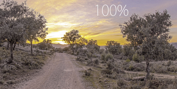 HDR BEAUTIFUL SUNSET ON DIRT ROAD