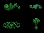 High quality 3d ornaments superpack 80
