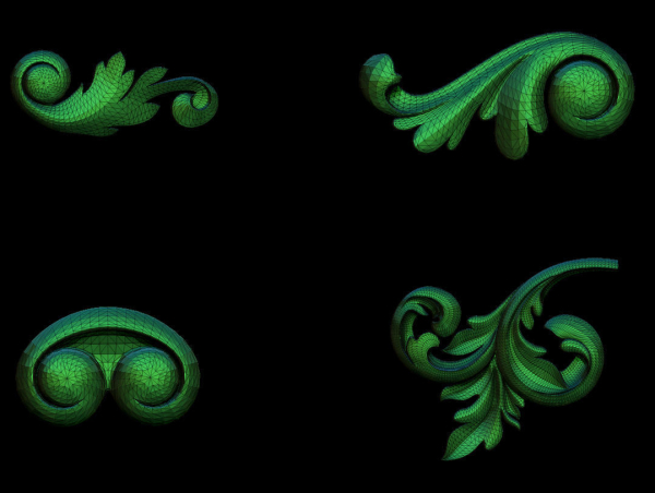 High quality 3d ornaments superpack 80