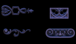 High quality 3d ornaments superpack 80