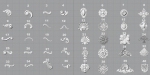 High quality 3d ornaments superpack 80