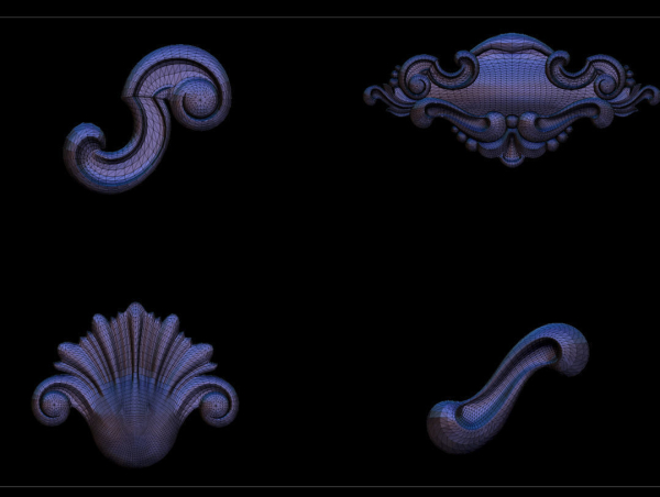 High quality 3d ornaments superpack 80