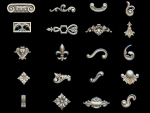 High quality 3d ornaments superpack 80