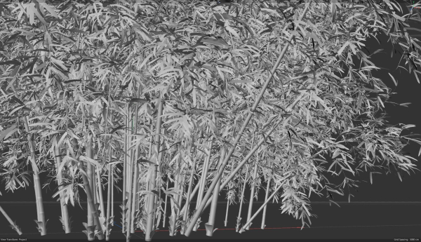 High Quality Bamboo Bush 01