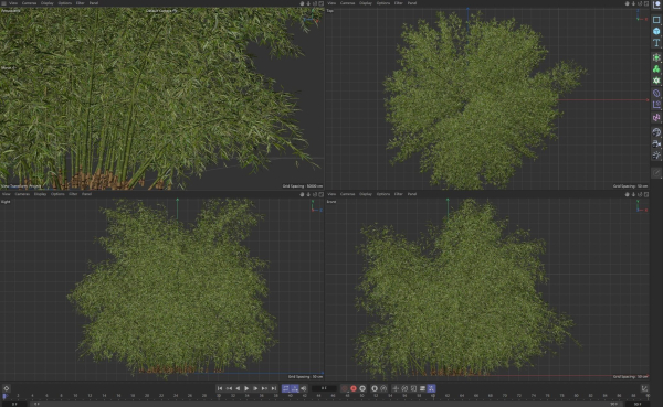 High Quality Bamboo Bush 09