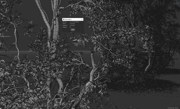 High Quality Forest Elm Tree 05