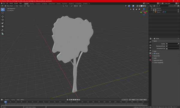 High Tree Silhouette