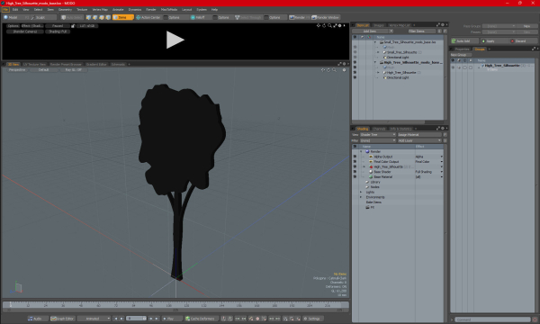 High Tree Silhouette