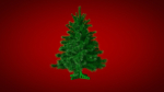 Highly detailed model of the Christmas tree