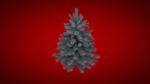 Highly detailed model of the Christmas tree