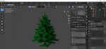 Highly detailed model of the Christmas tree