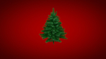 Highly detailed model of the Christmas tree