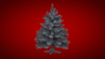 Highly detailed model of the Christmas tree