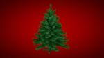 Highly detailed model of the Christmas tree