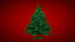 Highly detailed model of the Christmas tree