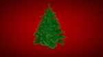 Highly detailed model of the Christmas tree