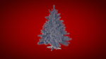 Highly detailed model of the Christmas tree