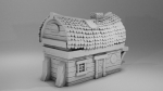 House 3D Print Model with roof