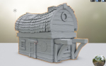 House 3D Print Model with roof