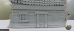 House 3D Print Model with roof