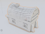 House 3D Print Model with roof