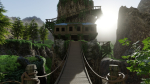 House on Mountain Scene