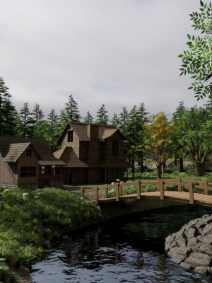 Houses Scene