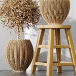HQ Plants Mission Olive Tree Indoor Vase Set004