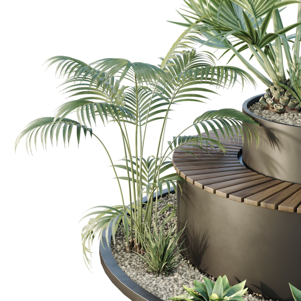 HQ Tree and bush garden box outdoor VOL 19