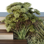 HQ Tree and bush garden box outdoor VOL 30