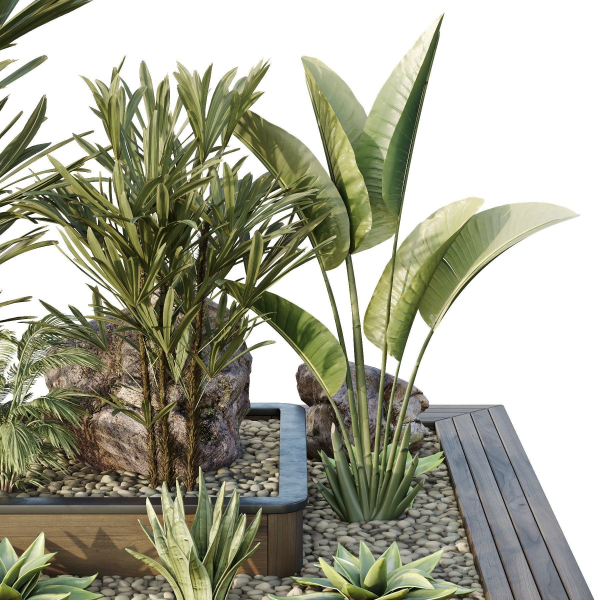 HQ Tree and bush garden box outdoor VOL 31