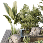 HQ Tree and bush garden box outdoor VOL 31