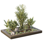 HQ Tree and bush garden box outdoor VOL 31