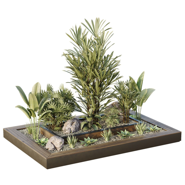 HQ Tree and bush garden box outdoor VOL 31