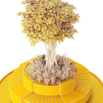 HQ Tree and bush garden box outdoor VOL 32