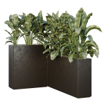 HQ Tree and bush garden box outdoor VOL 38